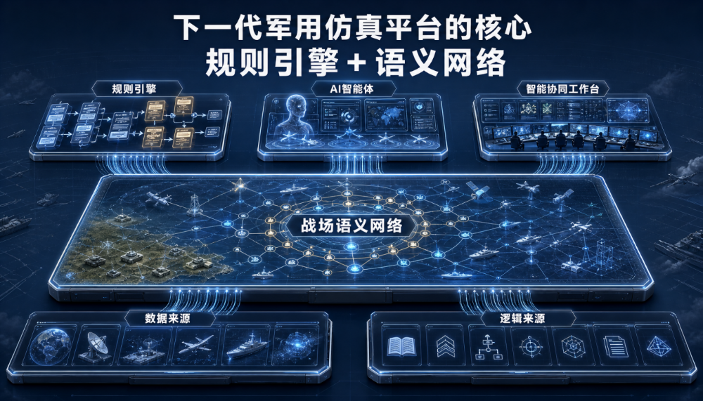 为什么下一代军用仿真平台的核心，一定是“规则引擎＋语义网络”？